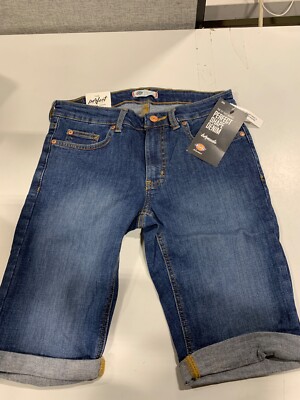 Dickies Women's Perfect Shape Denim Bermuda Shorts
