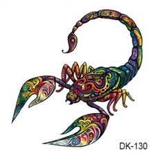 temporary tattoo scorpio tattoo on wrist for girls