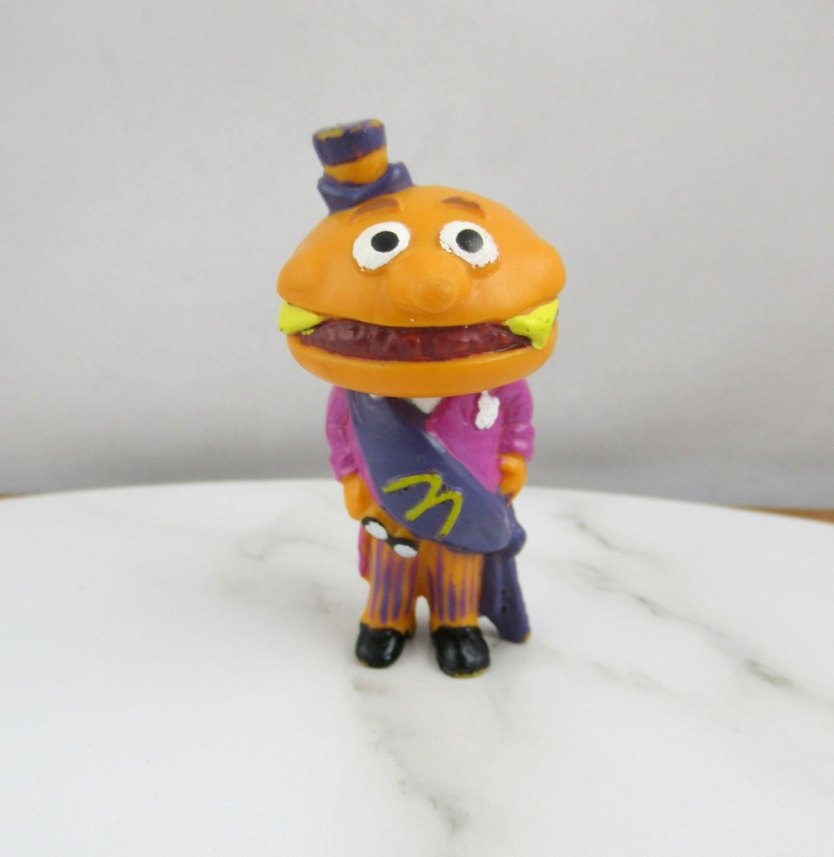 Vintage 1985 McDonalds McDonaldland Mayor McCheese Burger