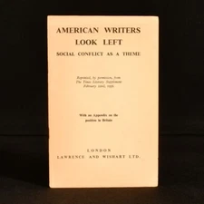 1936 American Writers Look Left: Social Conflict as a Theme