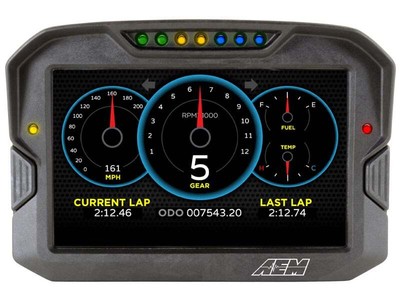 AEM 30-5701 CD-7L Carbon Digital Dash Display