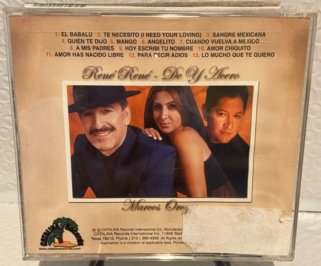 RENE RENE - Camino De La Musica (Catalina Records) CD | eBay