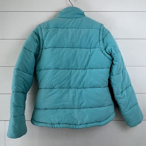 Boden Girls Winter Puffer Coat size 12 Zip Off Arms Fleece Lined - Picture 9 of 12