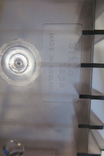 VINTAGE 1980's STAKO TAPE - PERSPEX CASSETTE RACK - HOLDS 10 - WALL MOUNTABLE - Bild 4 von 7
