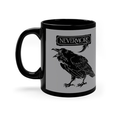 Nevermore | The Raven | Mug | 11 or 15 oz | Color Morph | Edgar Allan Poe