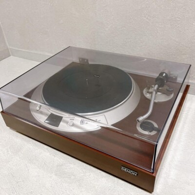 Denon DP-1200 Direct Drive Turntable Record player Tested Used