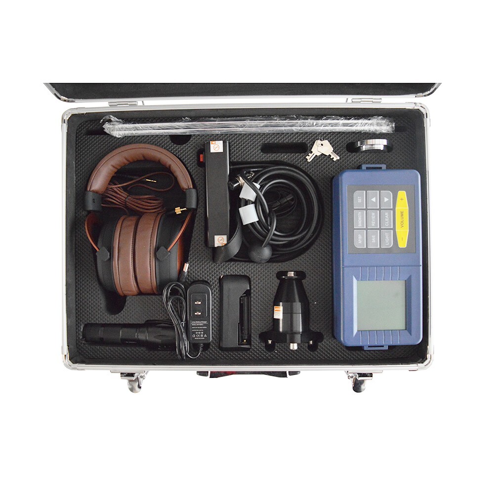 Underground Water Pipe Leak Detector with Backlit LCD Screen 4m 70~3000Hz