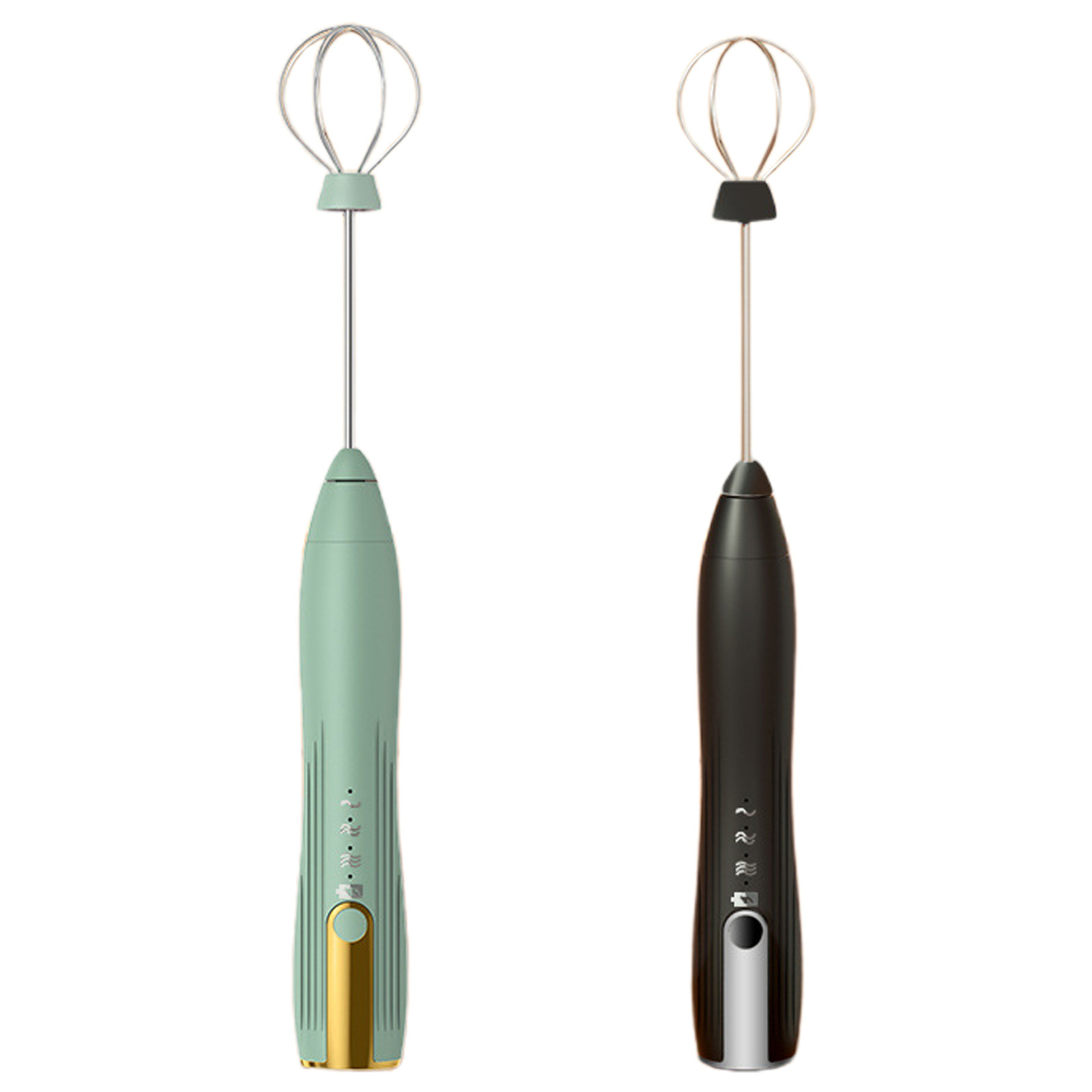 Milk Frother Handheld Whisk Milk Frother Wand Electric Whisk Drink Foam regular-image