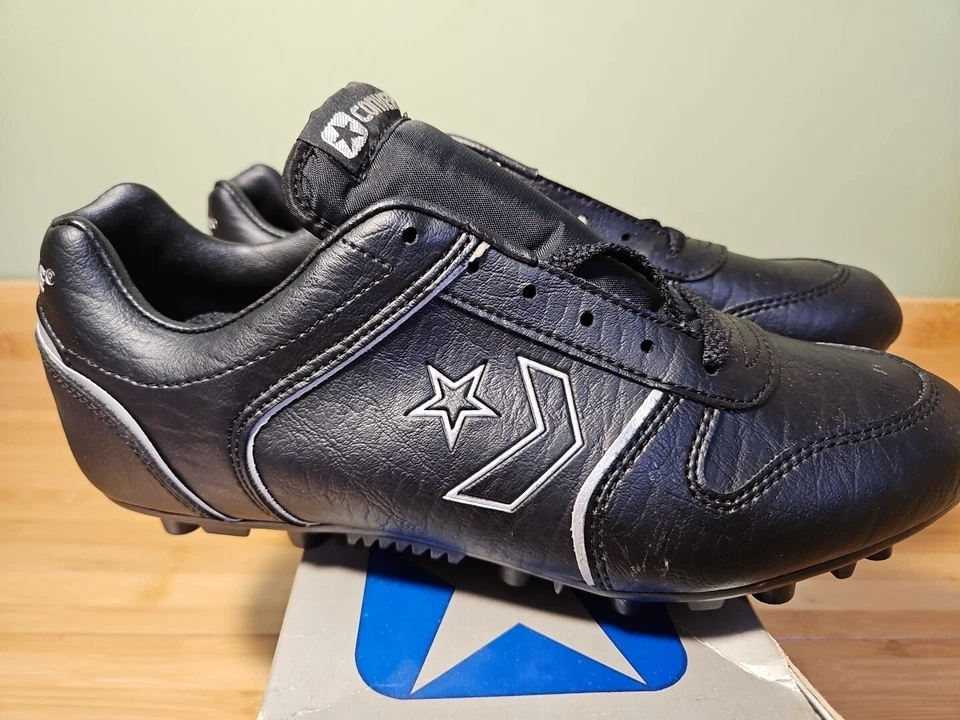 Botines de fútbol Converse pistola sintética vinilo OX talla 8,5 negros nuevos en caja nuevos en caja Foto 3 de 4