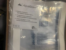 TIDI AquaGuard Sheet – 9” x 9” – Shower Protection – Self-Adhesive –Pack of 5