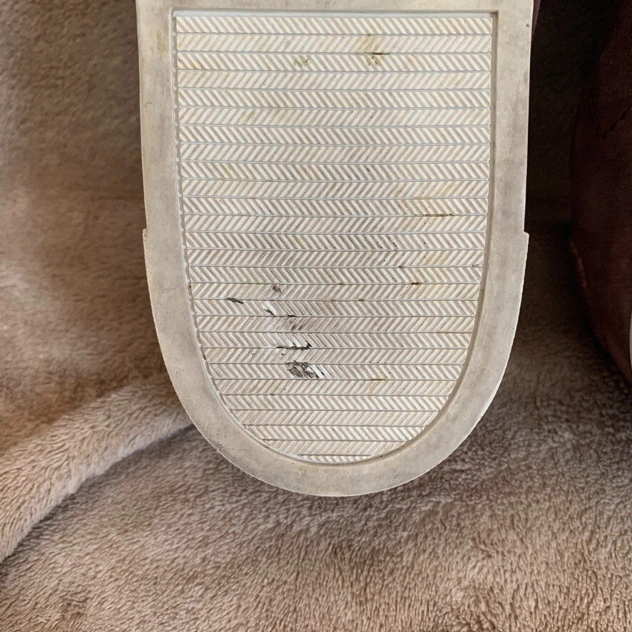 Zapatillas Frye & Co. Para Mujer Sindy Moto Berenjena Gamuza/Cuero Detalle Cremallera EE. UU. 9 Foto 4 de 4