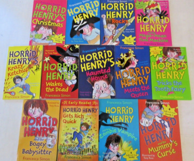 Horrid Henry Francesca Simon Lot Of 13 Childrens Book Lot