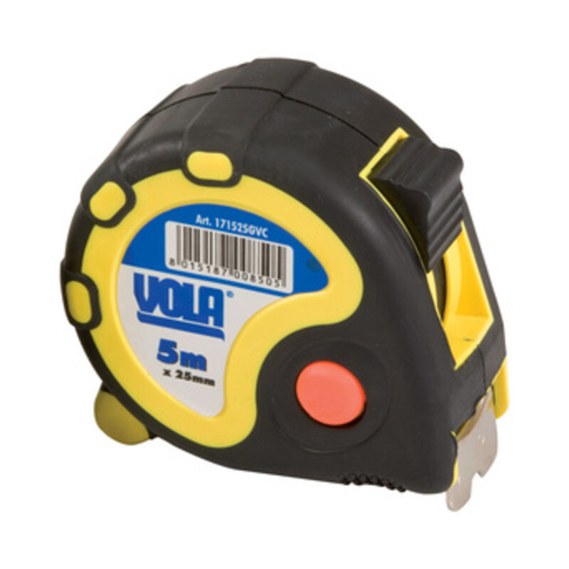 Q.TA' 6 FLESSOMETRO VOLA TEKNA PRO IN ABS  5 M X 25 MM*