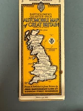 Vintage Bartholomews Quarter Inch Cloth Map,Sheet 3, Inverness-Aberdeen, 1940s