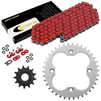 Black O-Ring Drive Chain & Sprocket Kit For Honda TRX450R/ER (2006-2014) - 520-120 Links