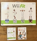 Wii Fit Plus Balance Board Set Nintendo Wii RVL-021 W/ 2 Fit Game Videos