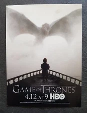 Game Of Thrones HBO Series Promo Print Advertisement Vintage 2015