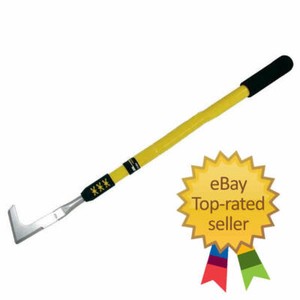 36" Telescopic Patio Groove Knife Carbon Steel Soft Grip Paving Slabs