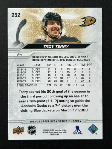 2023-24 UD Series 2 - Outburst Base & Young Guns - Pick Your cards! - Picture 5 of 111