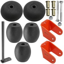 Caltric Mower Wheel Rollers And Bracket For Scag Cheetah 48" 52" 61"  481632
