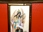 Fulfill Your Wishes Lovely Painting Handmade in acrylics + ink, pen, framed — photo 4