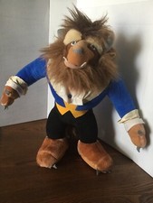 Disney Parks Beauty and The Beast Premium 14  Beast Plush EXCELLENT