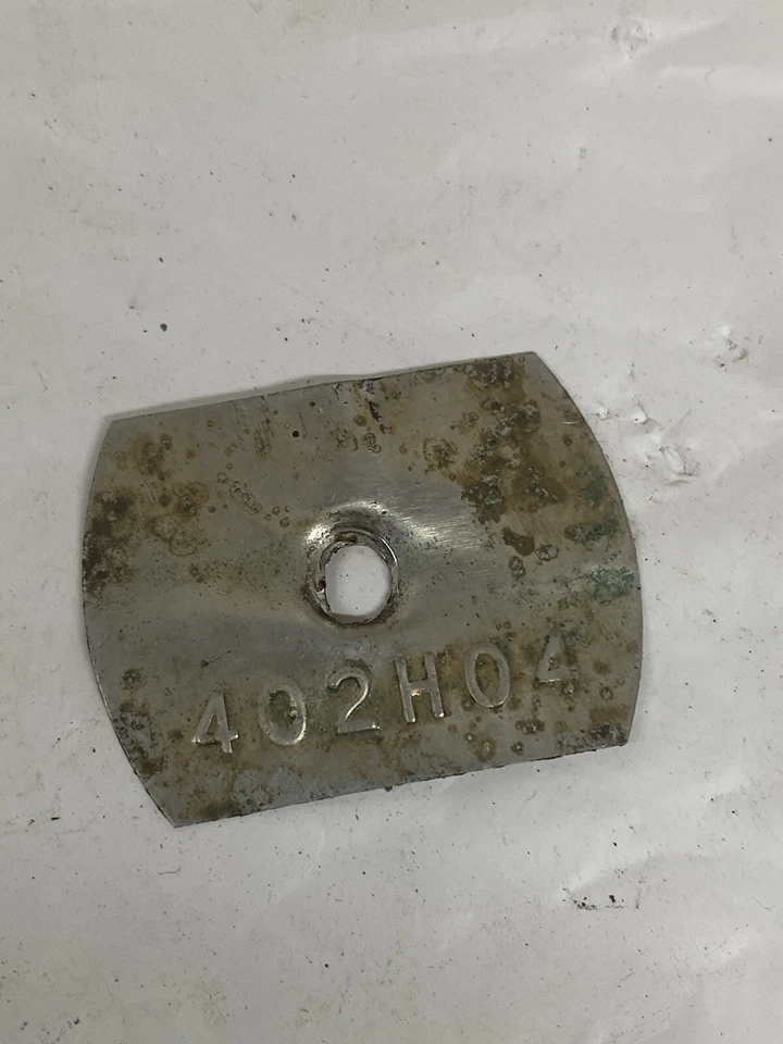 Etiqueta de cubierta de válvula de motor AMC JABALINA AMX REBEL RAMBLER EMBAJADOR MATADOR 304 1971 Foto 2 de 4