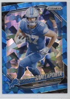 2025 Panini Prizm Blue Ice Prizm 6/99 Sam LaPorta #122 19n6