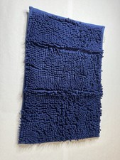 Two Blue Bathroom Rugs