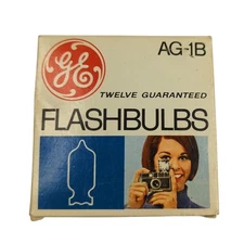 Vintage GE AG-1B Flashbulbs General Electric Photography Camera Bulbs