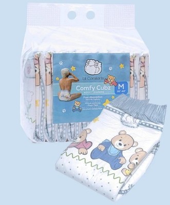 2x Lil Comforts ''Comfy Cubz/ Teddy Bums'' Windeln ABDL -Diaper - Probierset - M