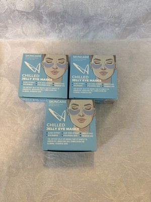 3 Pack Chilled Jelly Eye Masks Aloe Vera Hyaluronic Acid