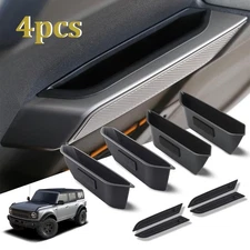 4X For 2021-2025 Ford Bronco Accessories Side Door Handle Armrest Organizer Box