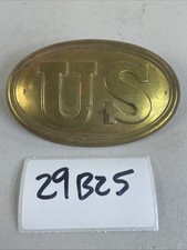 US vintage Civil War Belt Buckle Reproduction Military Reenactment 29B25