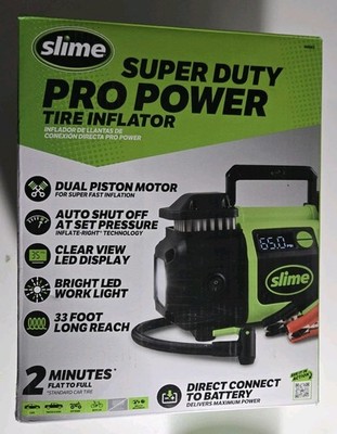 Slime 40083 Super Duty Pro Power Tire Inflator Pump 2 Min Flat To Full