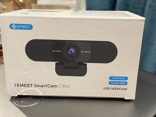 eMeet SmartCam C960 1080p Webcam - Black NIB - Picture 1 of 3