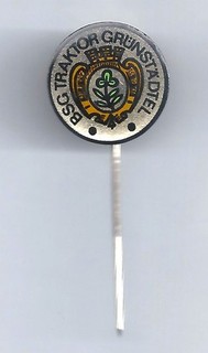 Old pin: BSG tractor Grünstadtel GDR football