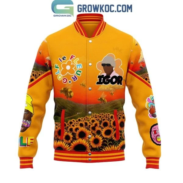Tyler The Creator Flower Boy Call Me Some Time Baseball Jacket