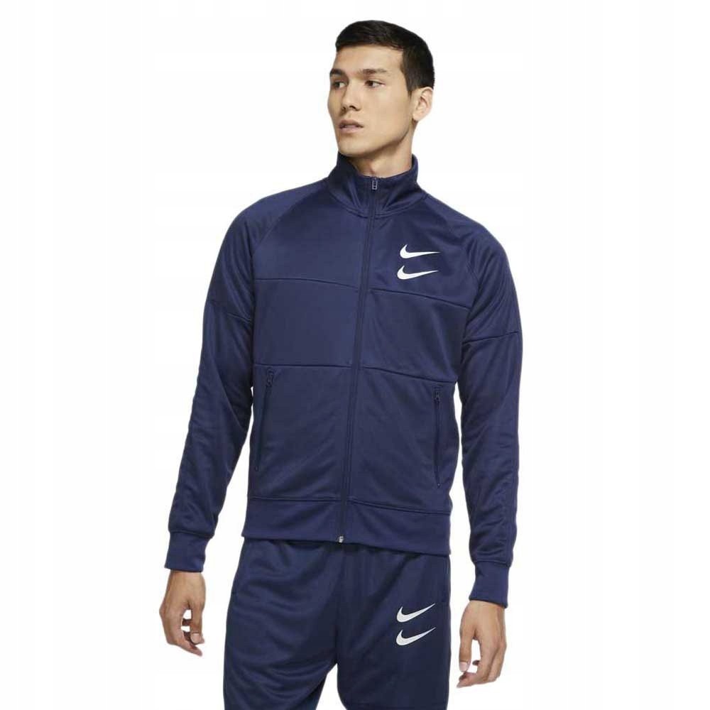 SACAI X NIKE Nike Double Swoosh Giacca Uomo Navy Full Zip DO2757 410