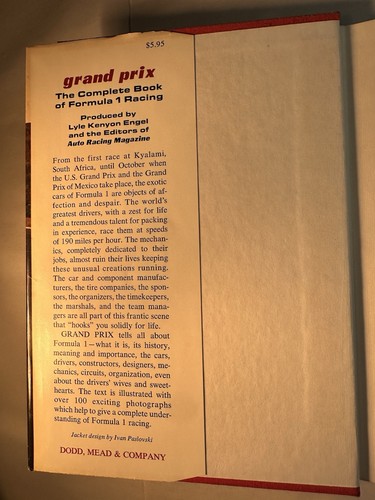 GRAND PRIX COMPLETE BOOK OF FORMULA 1 RACING 1971 HARDBOUND 1st w DJ Nice - Picture 2 of 7