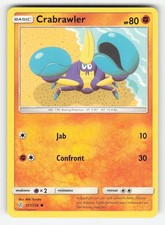 Crabrawler 121/236 Common Cosmic Eclipse Pokemon Lightly Played