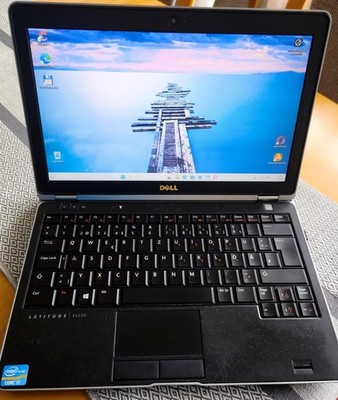 Laptop Dell E6230, 12 Zoll, SSD 250 GB mit Windows 11 pro