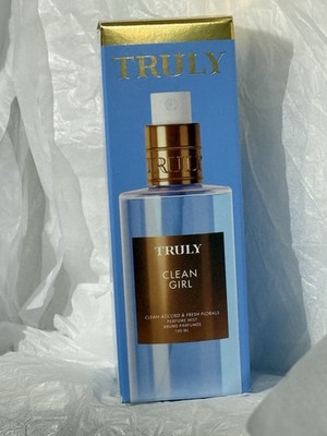 Truly Beauty Clean Girl Perfume Mist - 100 ml. Clean Accord & Fresh Florals, New