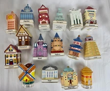 Vintage Danbury Mint Spices of The World Spice LOT -  Set of  16 piece