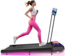 Walking Pad Treadmill 8% Incline and Handle Bar 2.5HP Low Noise