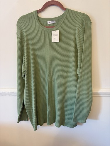 Übergröße 28/30 Simply Be Sage Strick Langarmshirt Neu mit Etikett