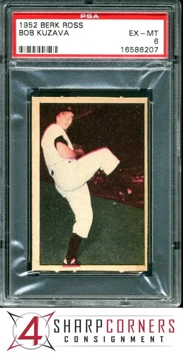 1952 BERK ROSS BOB KUZAVA SENATORS PSA 6