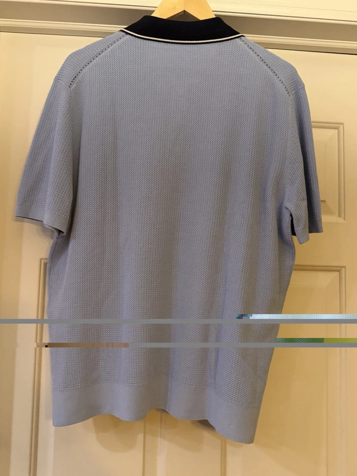 carolina herrera Men’s Blue Polo With Tags - Image 4 of 4