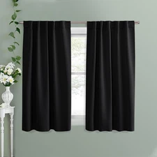 Nursery Blackout Curtains - Thermal Insulated Panels Set Window Hidden Tab/Rod P