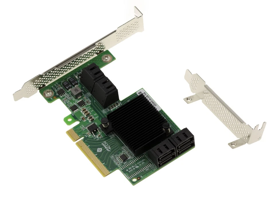 Card Pcie 8x 2.0 SAS SATA 6GB 8 Ports Type SATA 7 Points - OEM SAS 2008 - Image 2 of 3